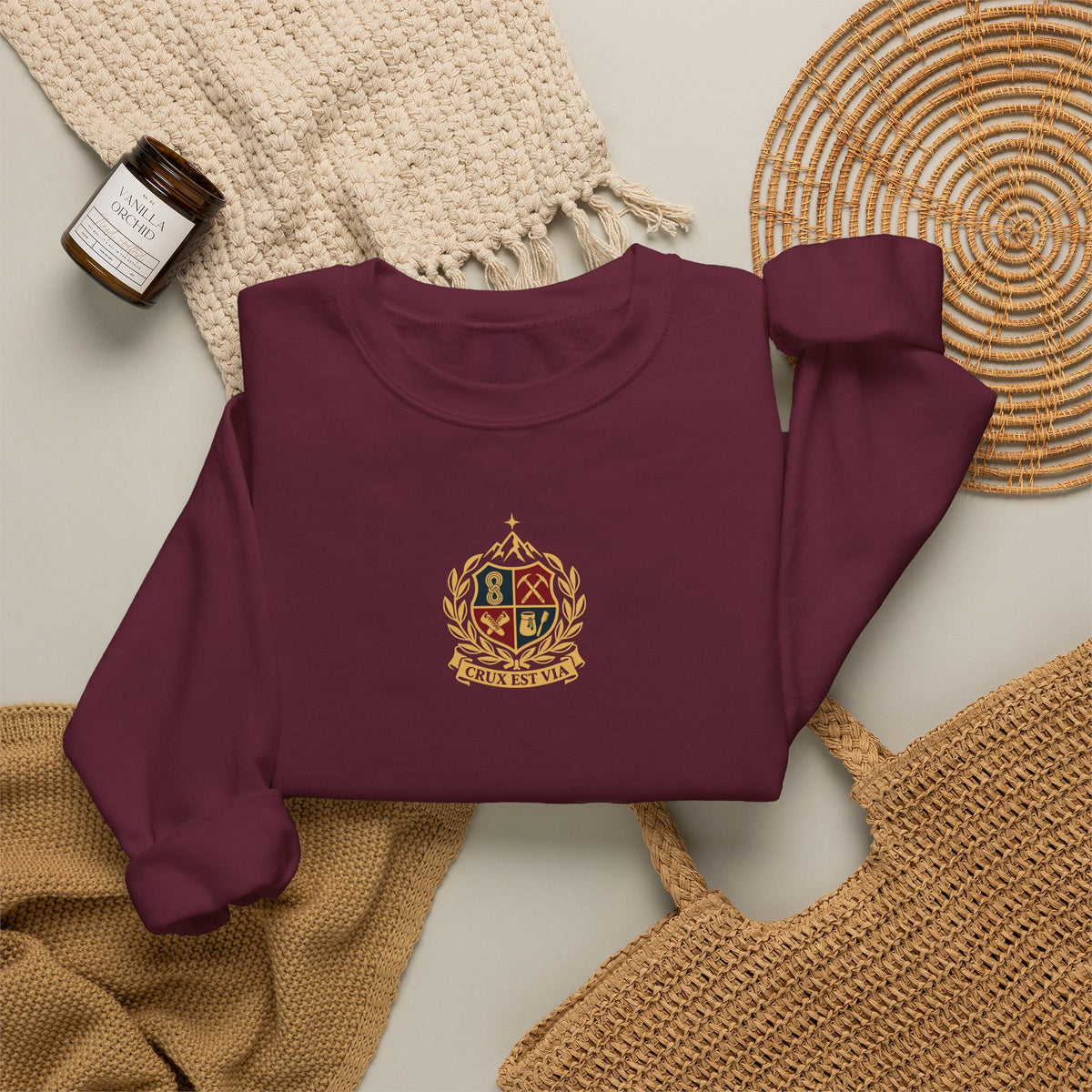 Crux Is the Path Emblem Sweatshirt