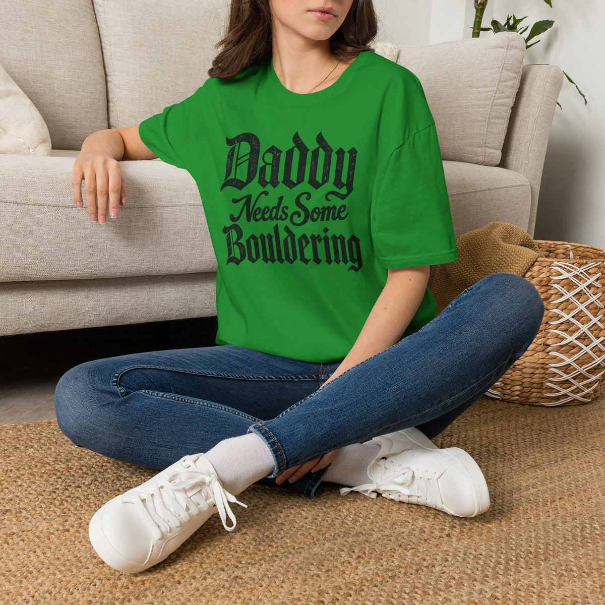 Daddy Needs Bouldering Tee