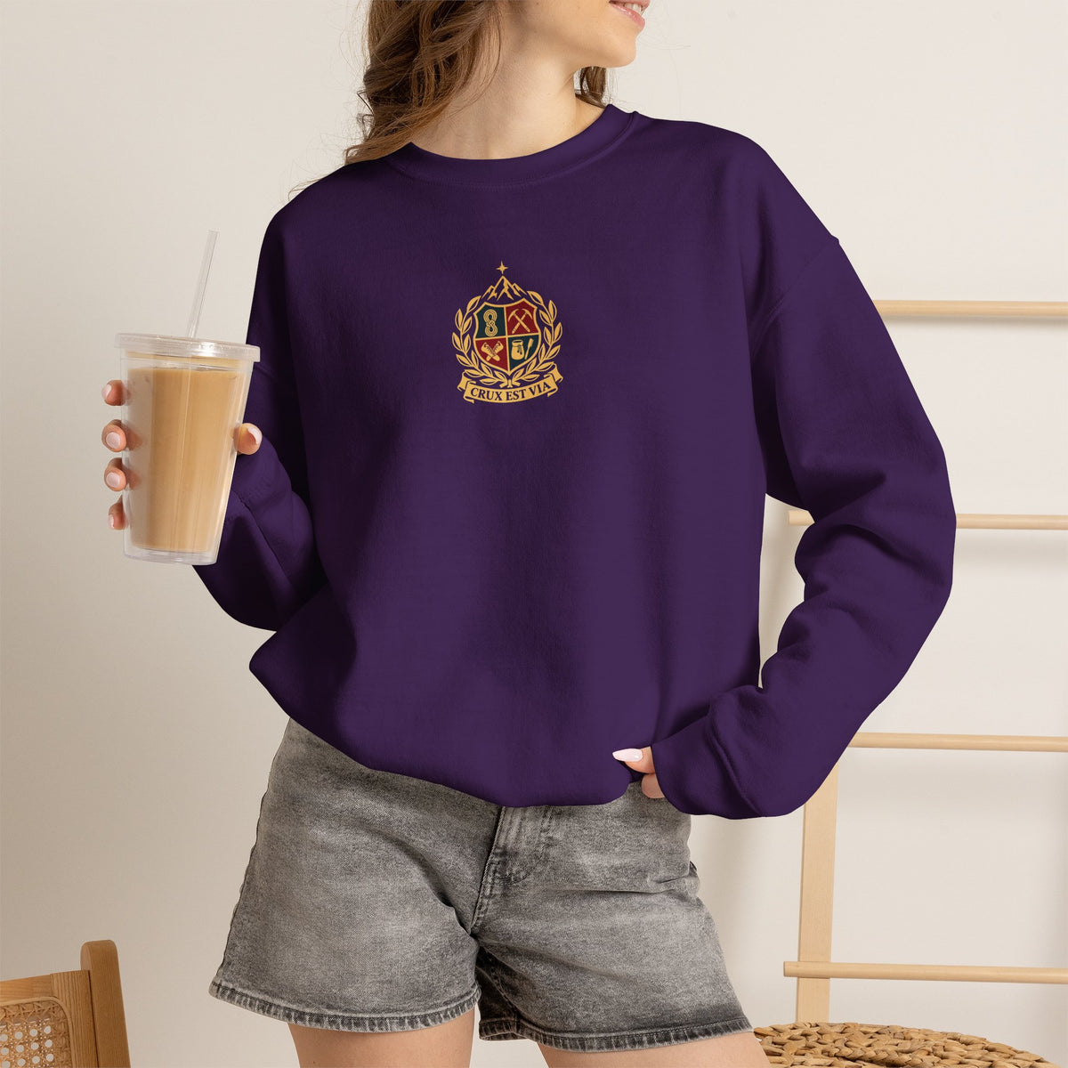 Crux Is the Path Emblem Sweatshirt