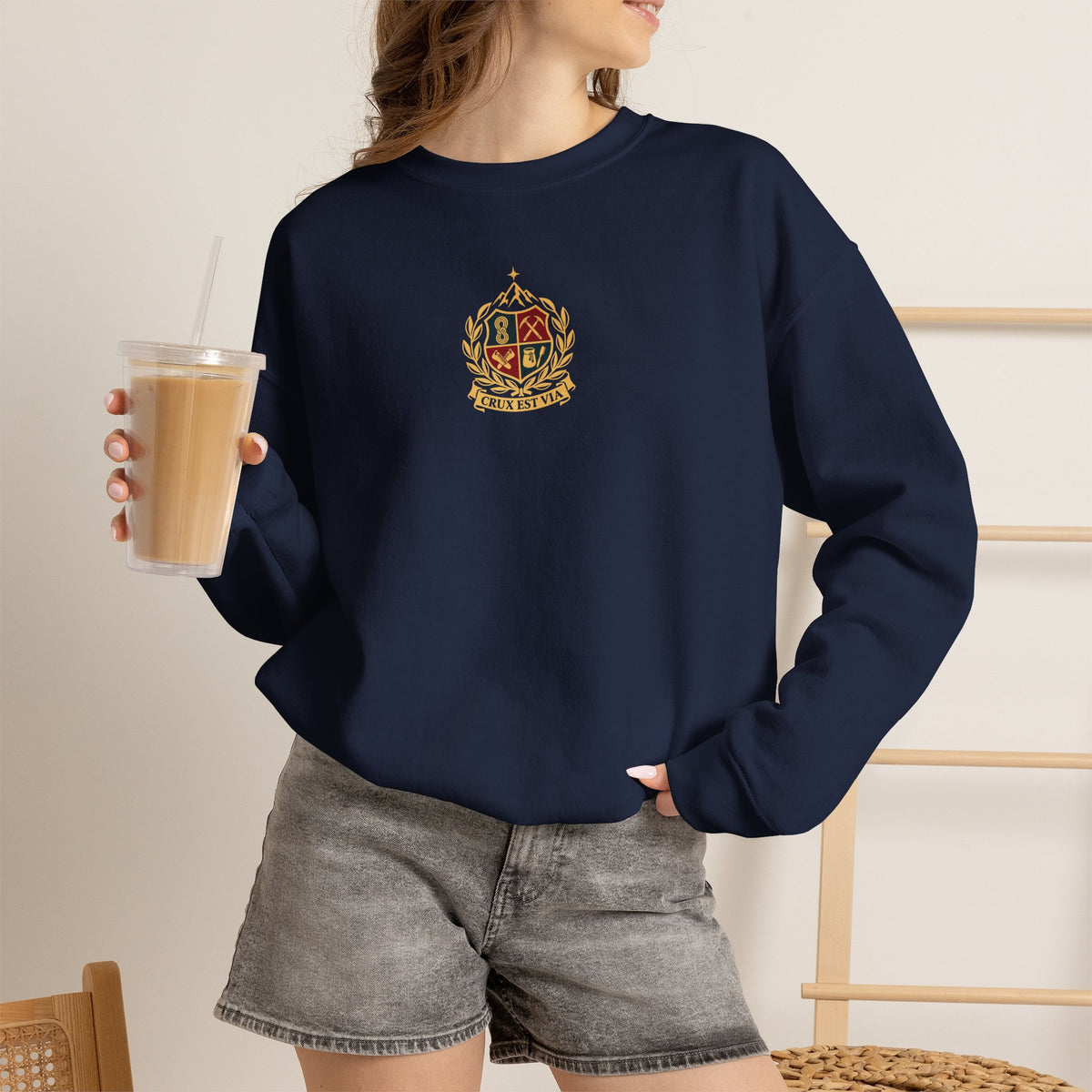 Crux Is the Path Emblem Sweatshirt