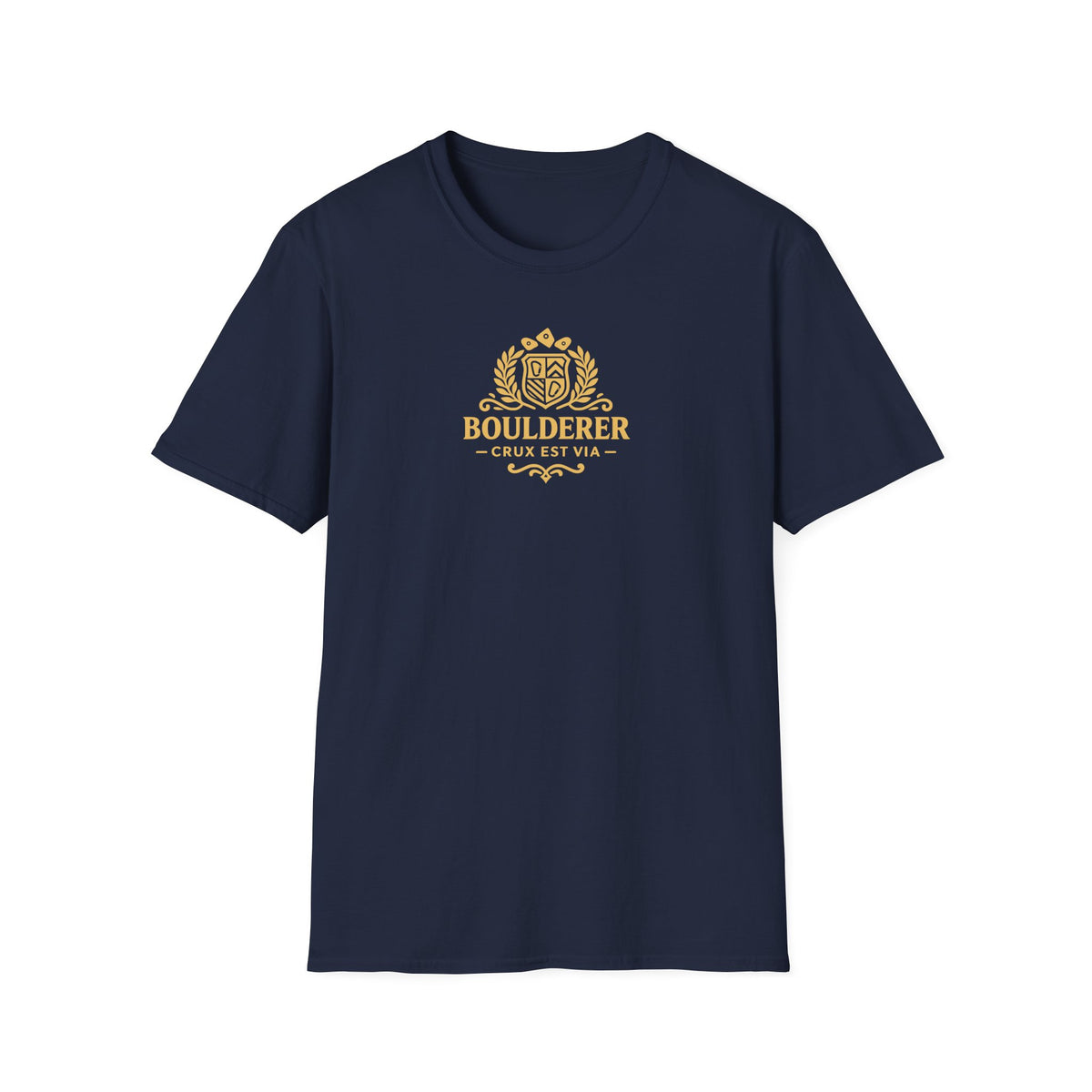 Boulderer's Badge Center Chest Tee