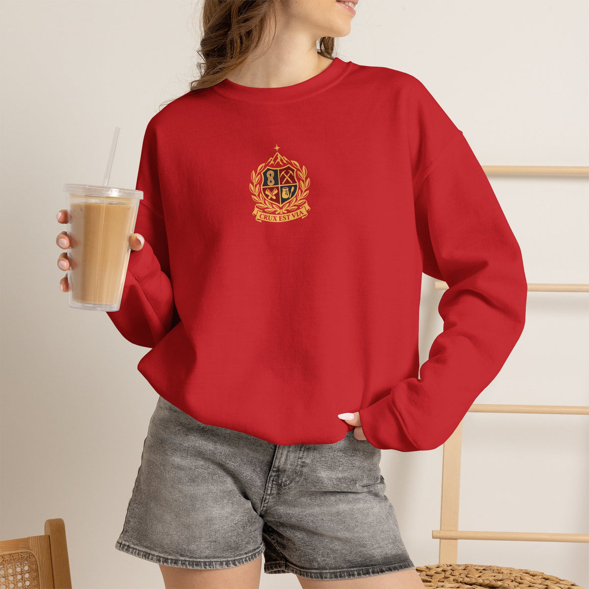 Crux Is the Path Emblem Sweatshirt