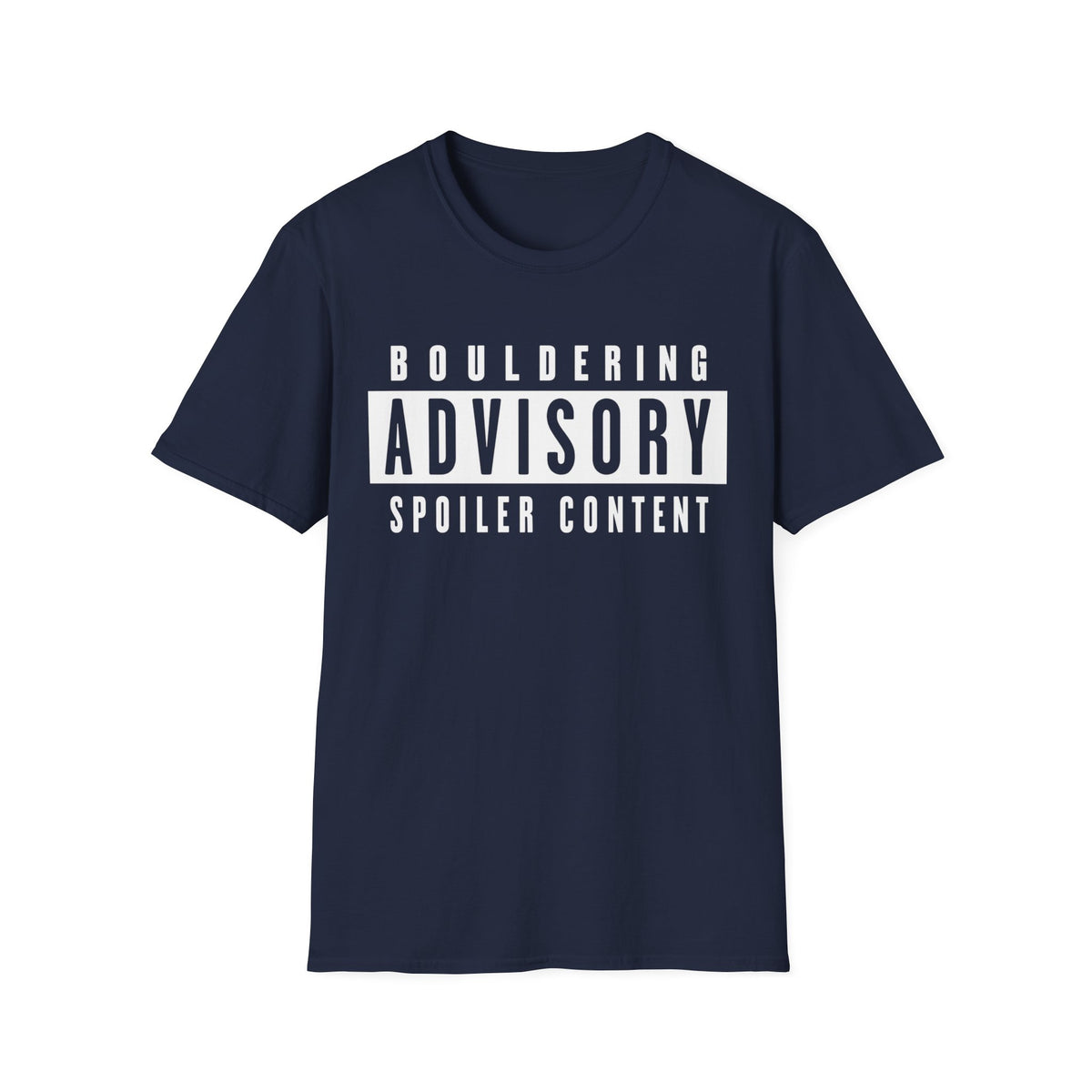 Bouldering Advisory Tee