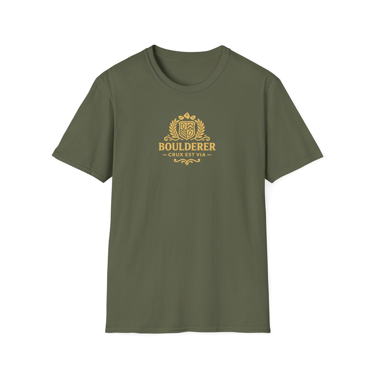 Boulderer's Badge Center Chest Tee