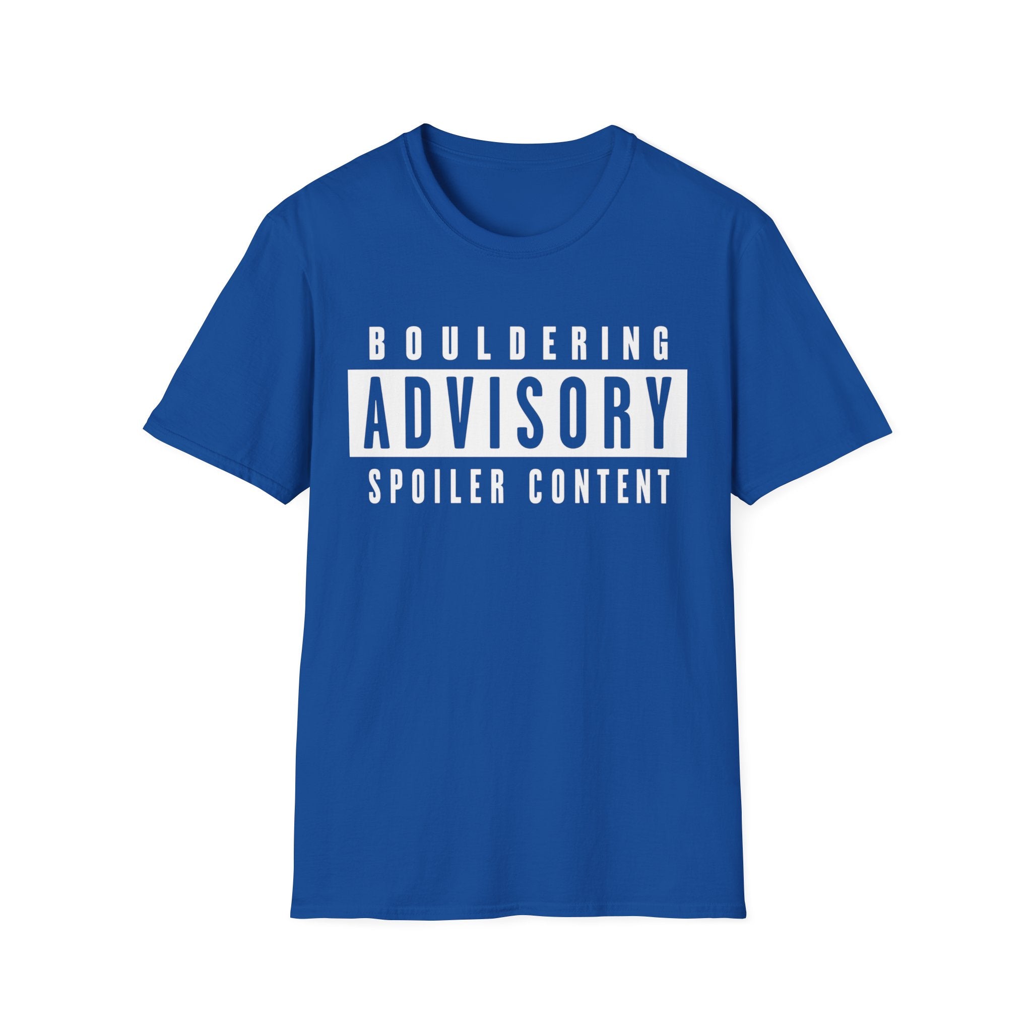 Bouldering Advisory Tee