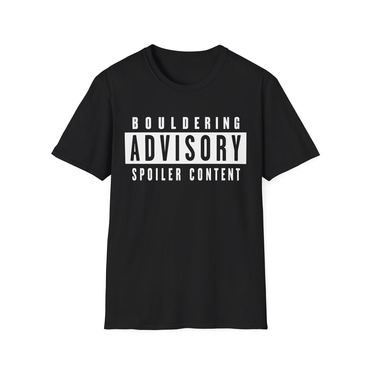 Bouldering Advisory Tee