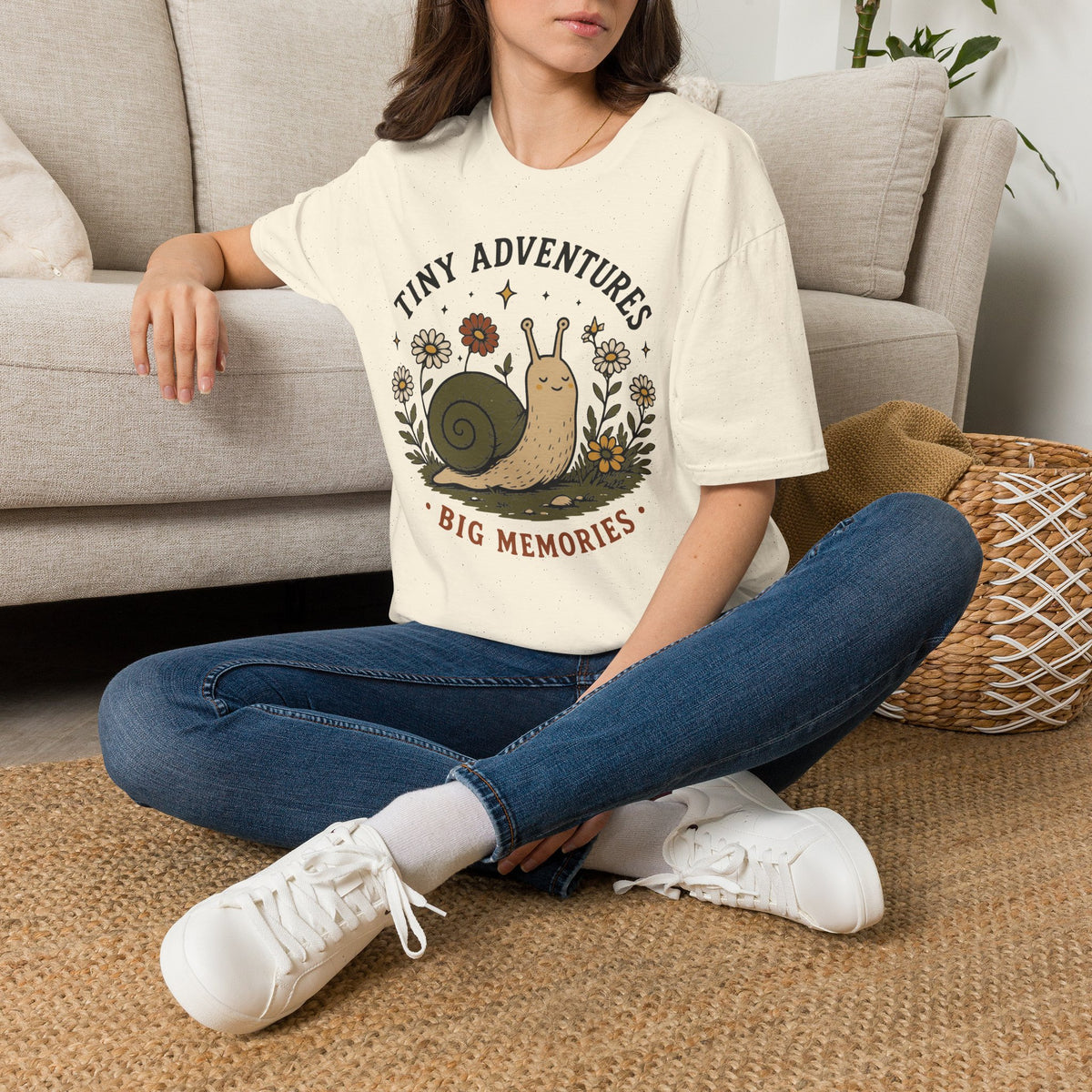 Tiny Adventures Snail T‑Shirt