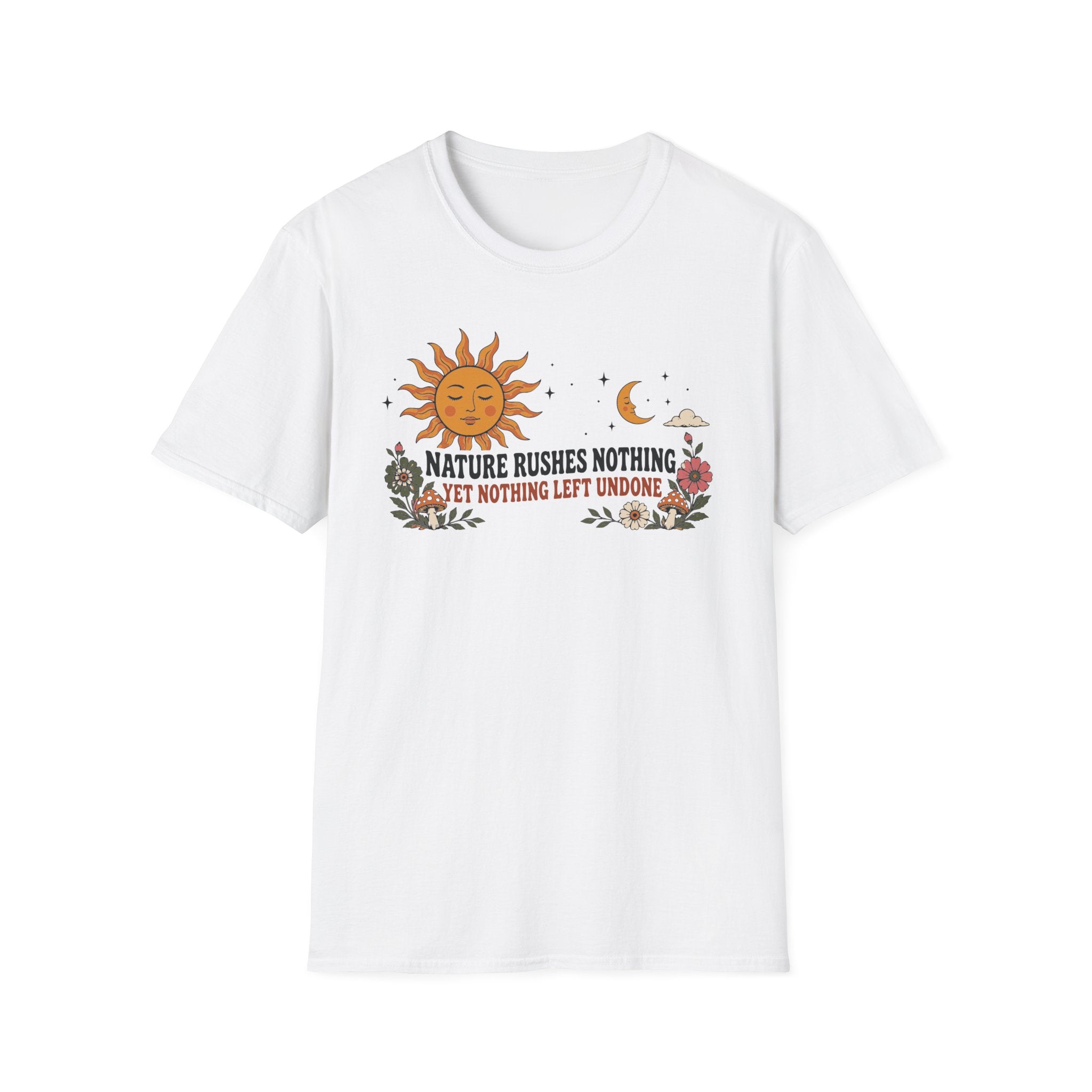 Nature Rushes Nothing Boho Tee