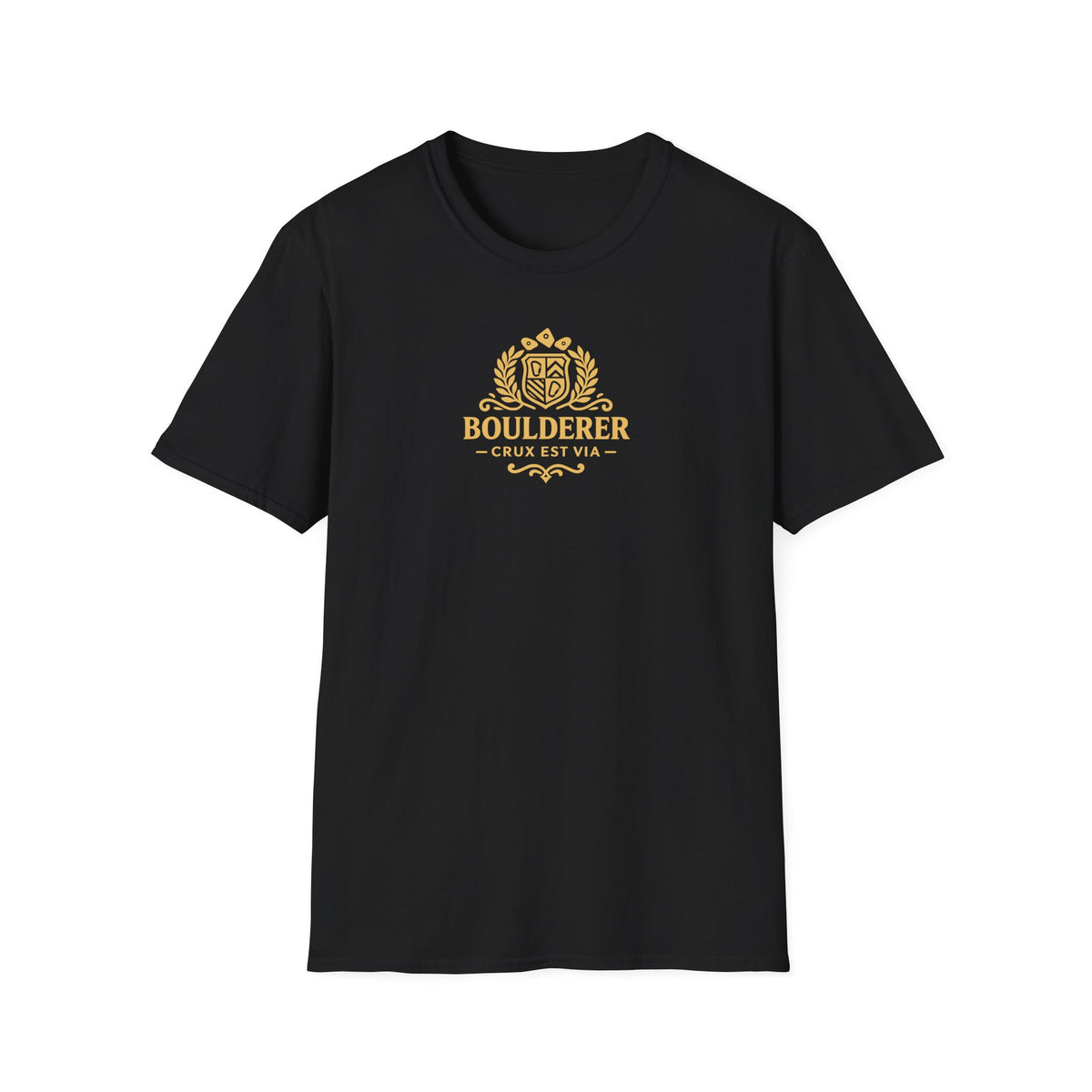 Boulderer's Badge Center Chest Tee