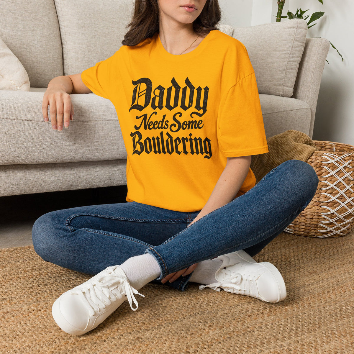 Daddy Needs Bouldering Tee