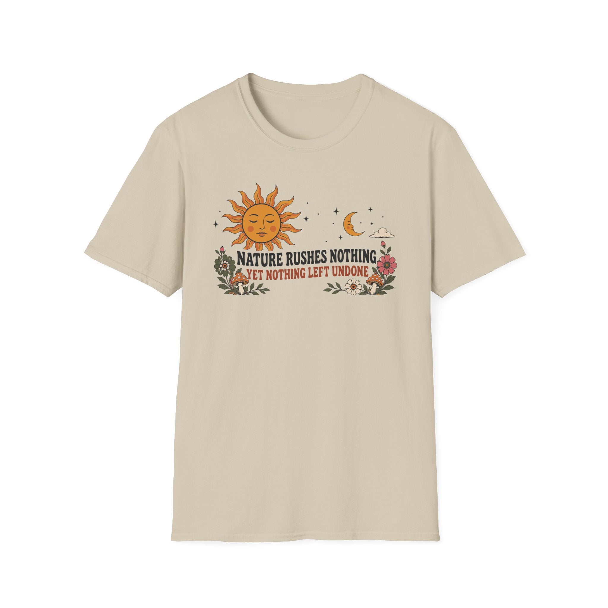 Nature Rushes Nothing Boho Tee