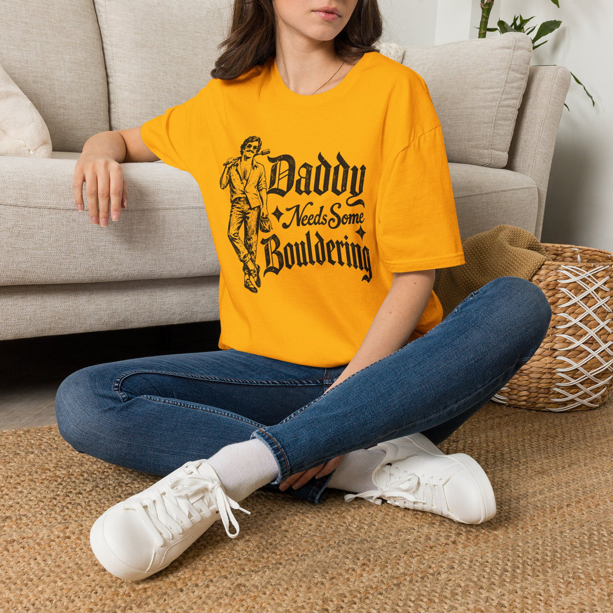 Daddy Needs Some Bouldering Tee