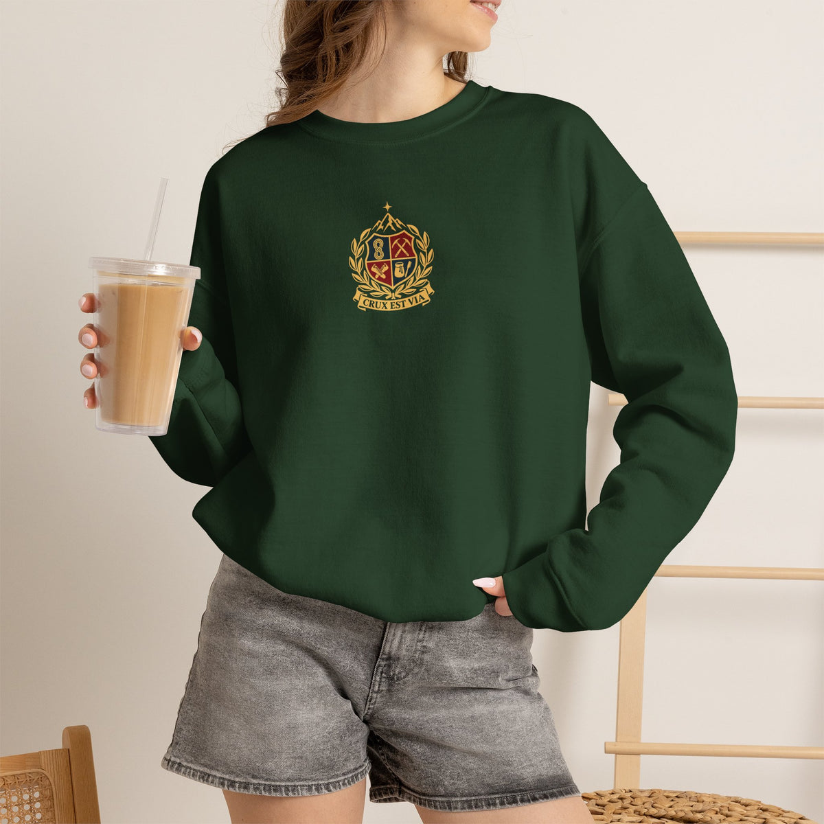 Crux Is the Path Emblem Sweatshirt