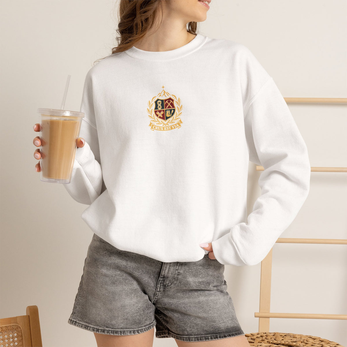 Crux Is the Path Emblem Sweatshirt