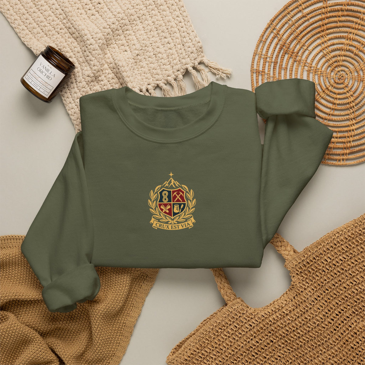 Crux Is the Path Emblem Sweatshirt