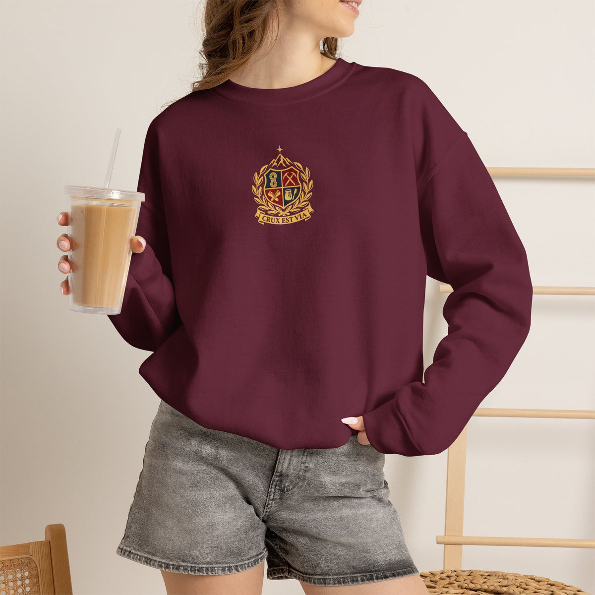 Crux Is the Path Emblem Sweatshirt